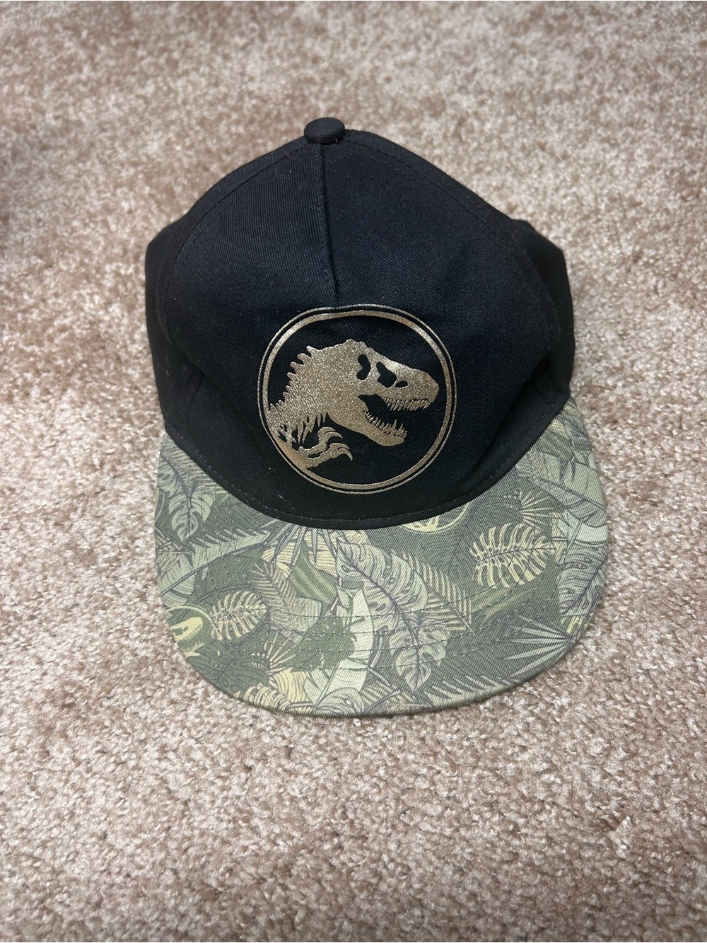 Jurassic World Black cap with Iconic Logo